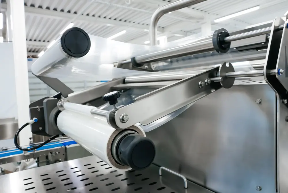 A close up of a vacuum packaging machine.