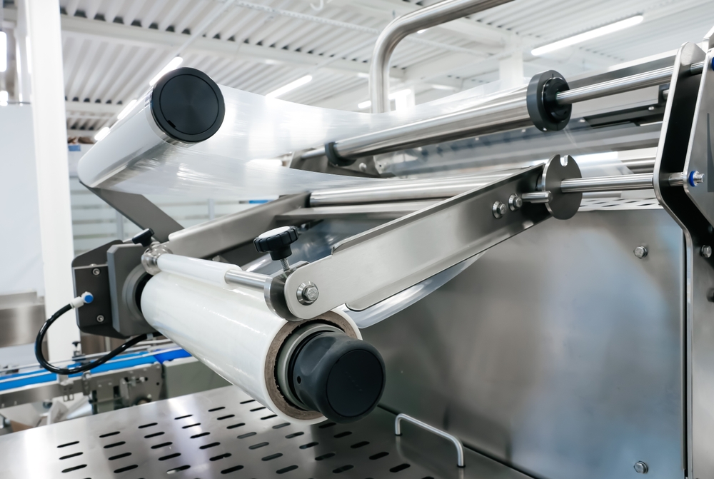A close up of a vacuum packaging machine.